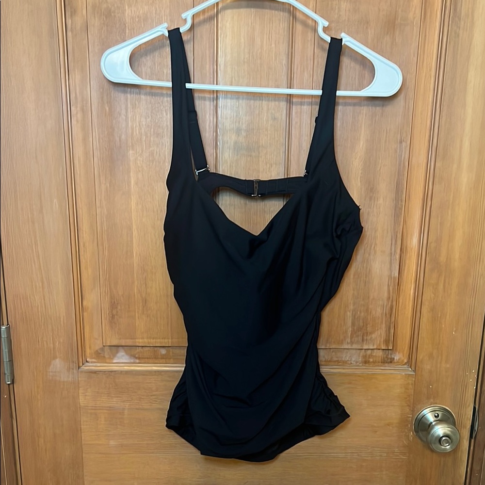 Athleta Black One-Piece Swimsuit
